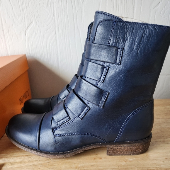 Miz Mooz Navy Limelight Boots - Size 8M - Picture 7 of 12